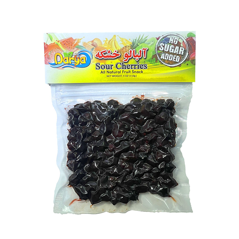 Darya Sour Cherries All Natural Fruit Snack 4oz (آلبالو خشک)