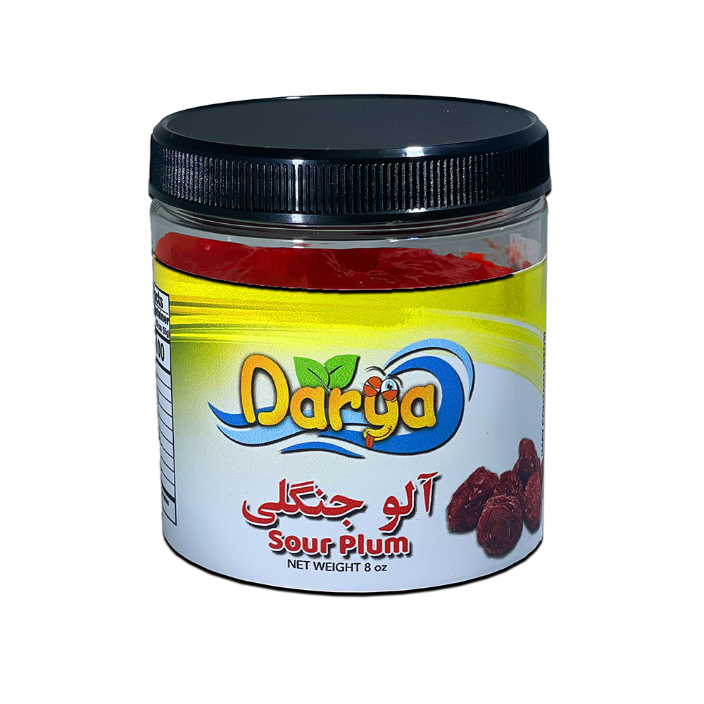 Darya Sour Plum All Natural Fruit Snack 8 oz (آلو جنگلی)