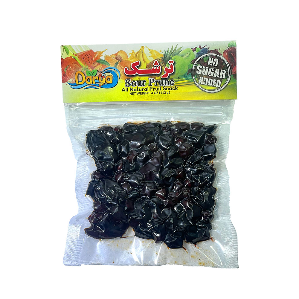Darya Sour Prune (ترشک) All Natural Fruit Snack 4 oz